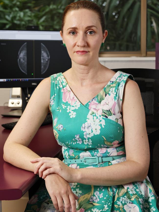 Surgeon Dr Aemelia Melloy specialises in breast surgery and is concerned that the inevitable delays caused by the lack of screening options will place her patients at significant risk. Picture: Brendan Radke