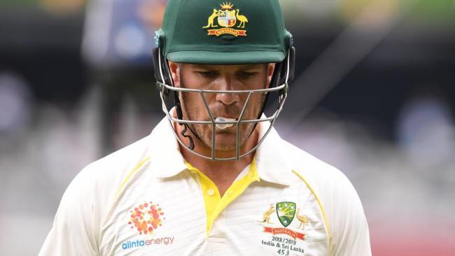 Opener Aaron Finch could be Australia's hero in the second innings. Picture: AAP