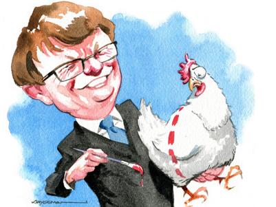 Sturt Krygsman Business cartoon for 03-11-2016 Version: (650x366 - Canvas Added) COPYRIGHT: The Australian's artists each have different copyright agreements in place regarding re-use of their work in other publications. Please seek advice from the artists themselves or the Managing Editor of The Australian regarding re-use.