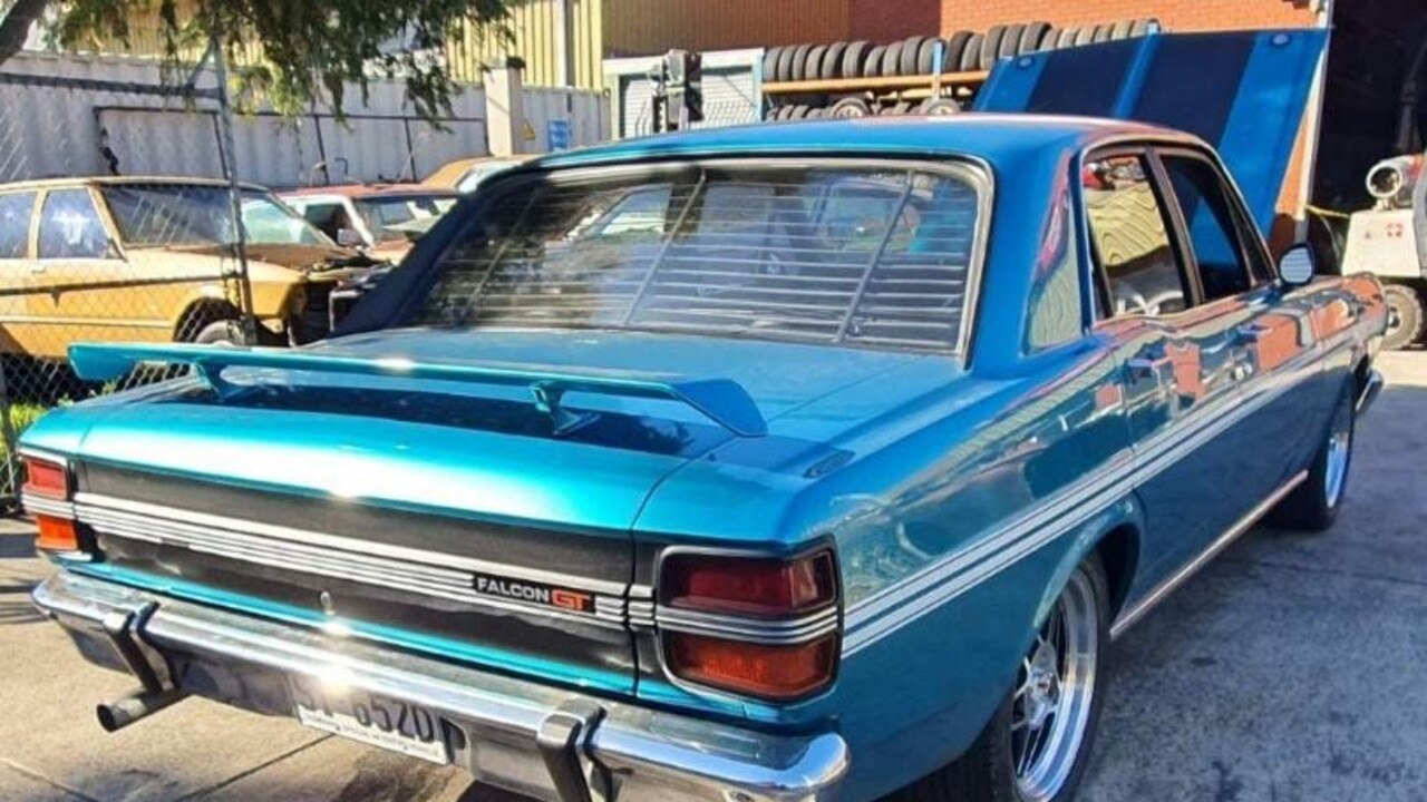 A classic Ford Falcon XY GT was nicked in a $300k heist in regional Victoria.