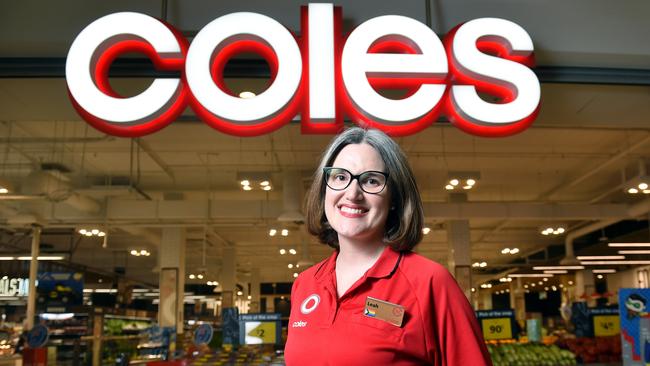 MELBOURNE, AUSTRALIA - NewsWire Photos AUGUST 22ND, 2023 : New Coles CEO Leah Weckert at Coles Tooronga store. Picture : NCA NewsWire / Nicki Connolly