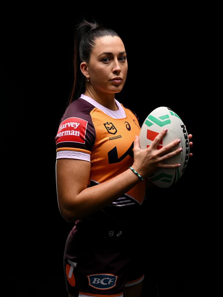 Broncos captain Romy Teitzel has an option in her favour for the 2024 season. Picture NRL photos.