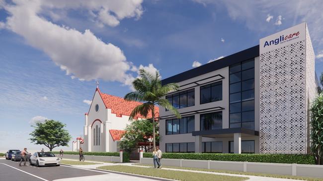 An artist impression of a new community care centre planned for Lake St, Cairns city. Picture: Supplied