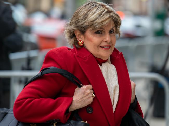 Lawyer for the accusers, Gloria Allred arrives at Manhattan Criminal Court. Picture: Getty