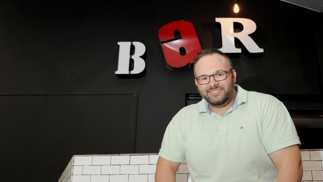 Kristian Livolsi pictured in 2014 in his then-new restaurant on Victoria Square. Pic. Greg Higgs