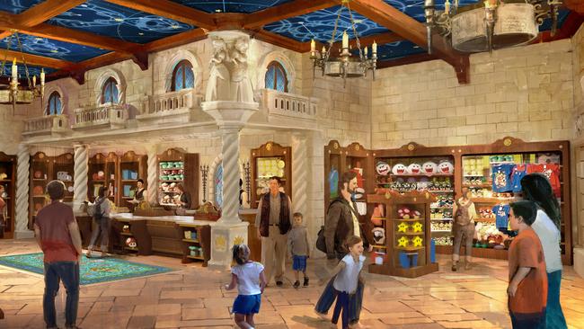 There'll also be plenty of retail options to remember your trip, including the Nintendo Super Star Store. Photo: Universal Epic Universe