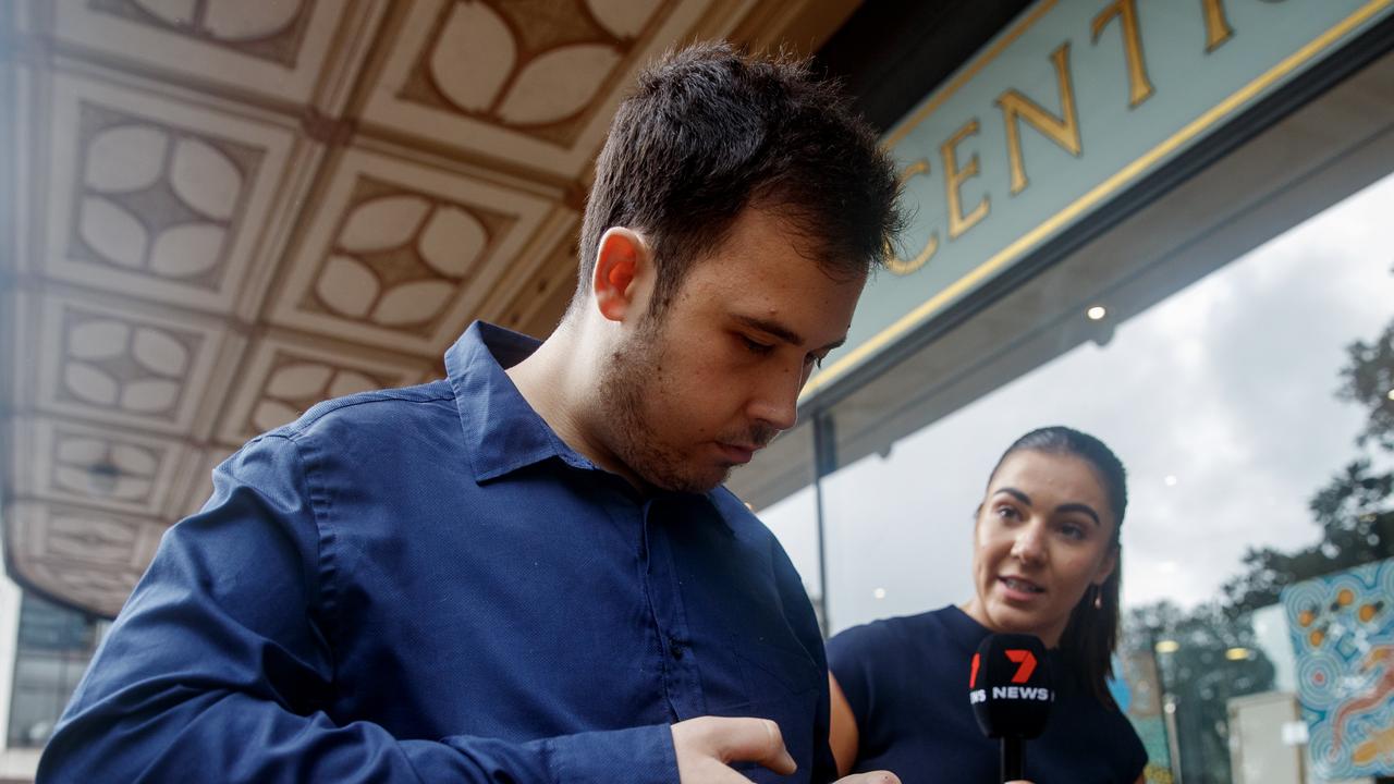 Aaron Pennesi was sentenced for deploying malware on school computers and possessing child abuse material. Picture: NewsWire/Nikki Short.