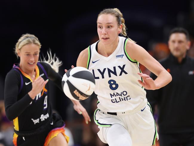 Alanna Smith in action with WNBA team Minnesota last month. (Photo by Christian Petersen/Getty Images)