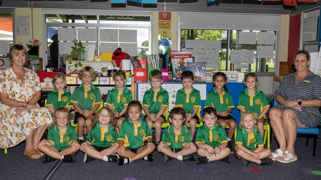 Proserpine State School Prep KE Back Row: Mrs Sharon Little (TA), Alayna Smith, George Holscher, Marley Sayers, Bailey Day, Frankie Crofts, Nyah Benony, Ahri Norman, Mrs Kylie Edmondson (Teacher) Front Row: Karlee Watson, Harlen Trend, Hailey Pocock, Dean Ringland, Oliver Preedy, Esmay Williamson Picture: Michaela Harlow