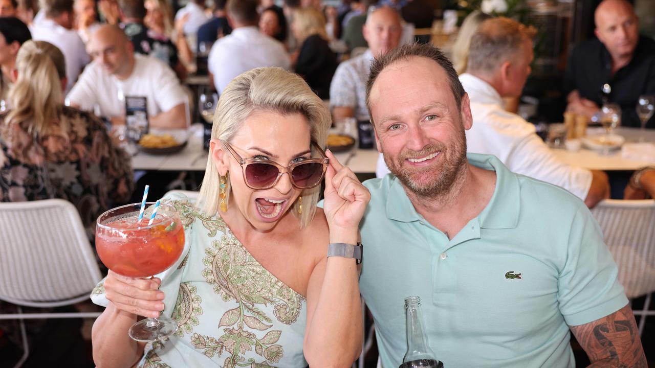 Melanie Black and Lee Black at the M.O.B Academy Charity Lunch Edgewater Dinner and Lounge Capri on Via Roma for Gold Coast at Large. Picture, Portia Large.