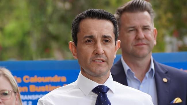 LNP Leader David Crisafulli in Caloundra today. Photo - Office of Opposition Leader