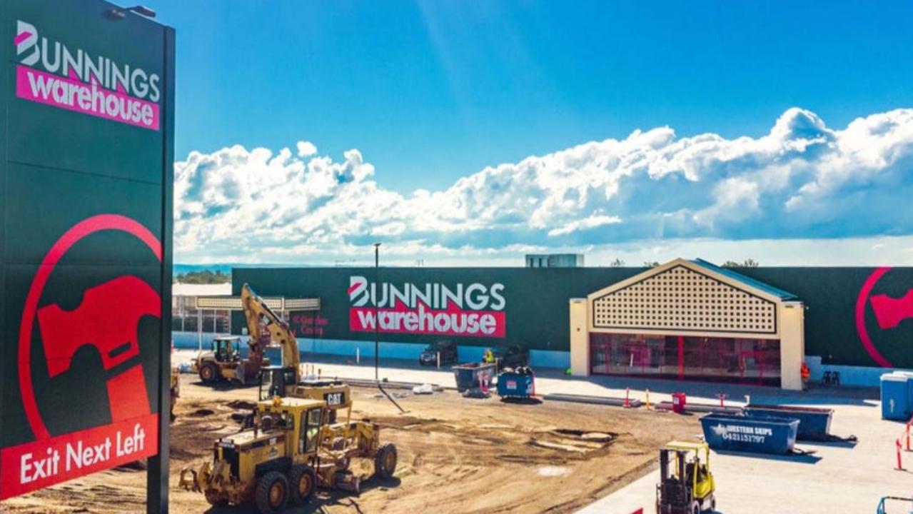 The Bunnings Warehouse at Plainland Crossing is expected to be finished in June.