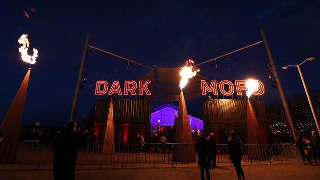 People start arriving at the entrance to the Winter Feast. Picture: NIKKI DAVIS-JONES