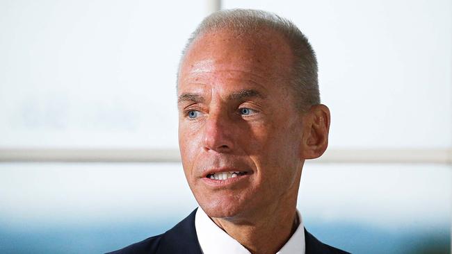 Boeing president and CEO Dennis Muilenburg. Picture: Reuters