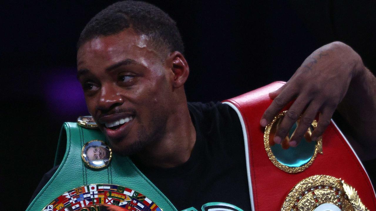 Superstar Errol Spence Jr presents as a best-case scenario for Tszyu. Ronald Martinez/Getty Images/AFP