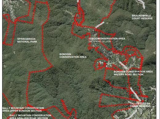 Gold Coast City Council proposed dog prohibited areas maps - Bonogin.