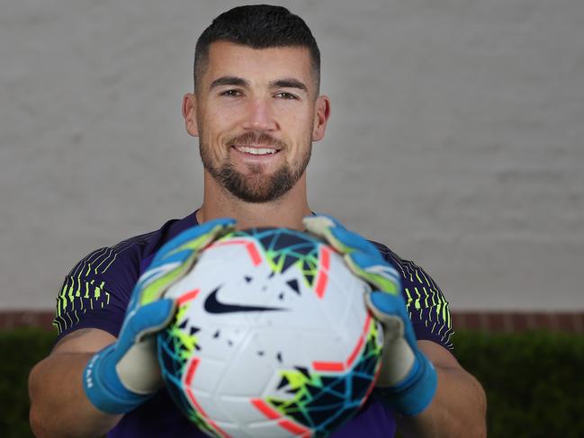 Socceroos goalkeeper Mat Ryan talks about playing in the world's most famous league. {Portrait in full Socceroos gear ahead of World Cup qualifier bv Nepal on Thursday. Picture Gary Ramage