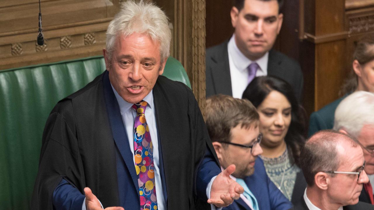 UK Speaker of the House of Commons John Bercow has said he will resign. Picture: AFP PHOTO / JESSICA TAYLOR / UK parliament.