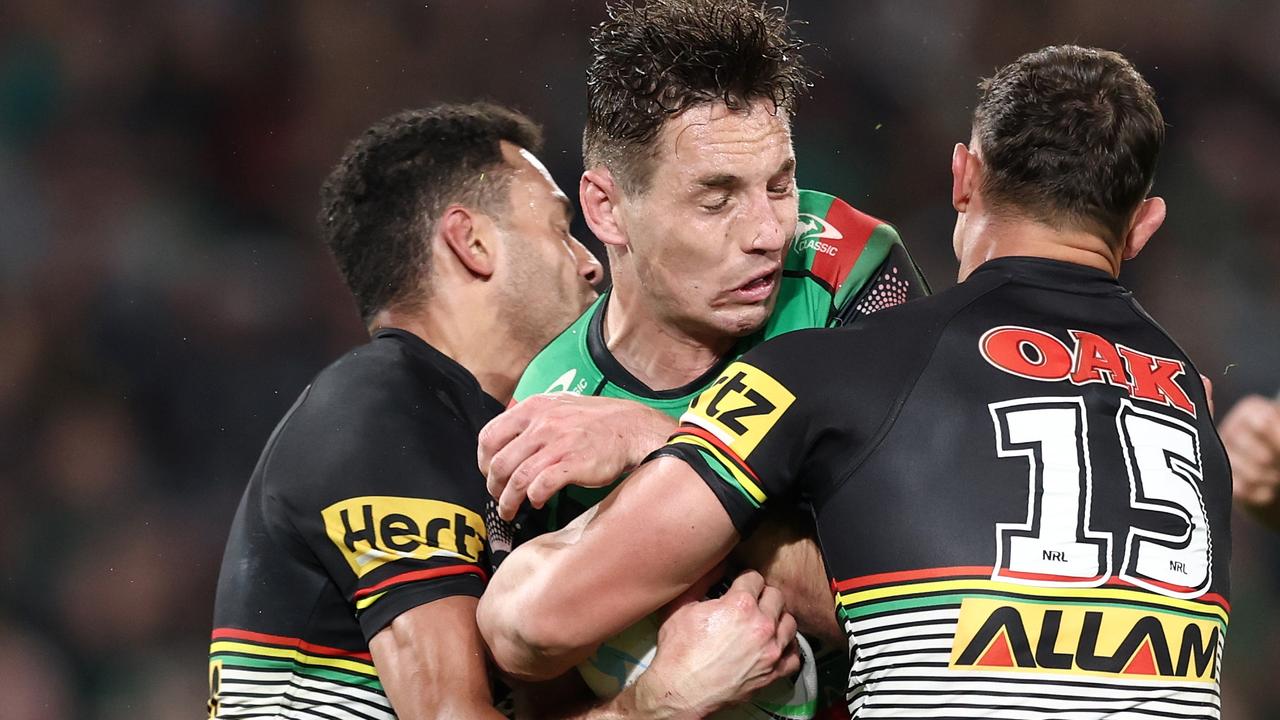 The Rabbitohs and Panthers are among clubs throwing up talk of driving a rival league against the NRL. Picture: Getty Images.