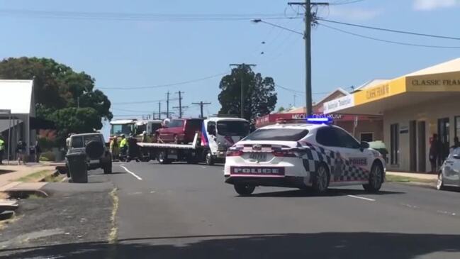 Crash on Burnett and Targo Sts