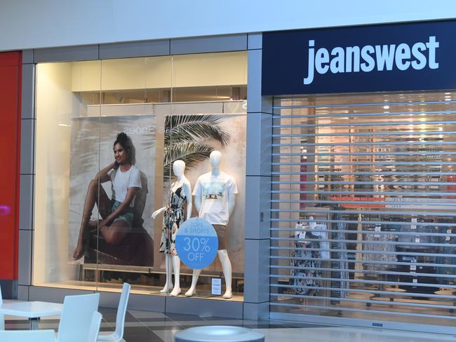 Jeanswest announced it was closing last month. Picture: Supplied