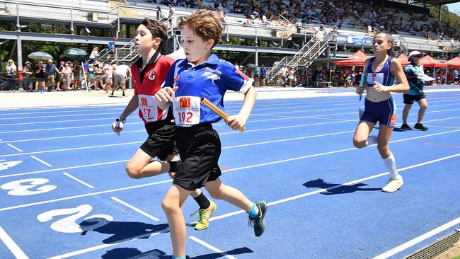 Queensland Little Athletics State Relay Championships. Saturday December 2, 2023. Picture, John Gass