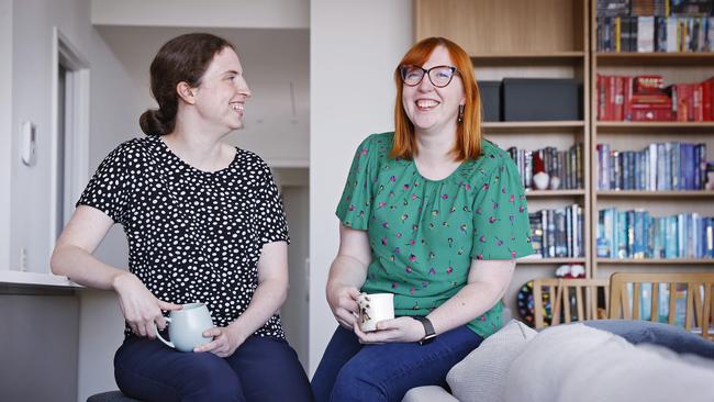 Sisters Stephanie (left) and Katherine Todd sold their Wahroonga house just 20 months after purchase. Picture: Sam Ruttyn