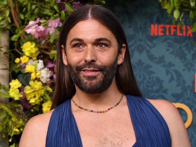 US hairstylist and television personality Jonathan Van Ness arrives for Netflix's "Bridgerton Season 3" premiere at Alice Tully Hall on May 13, 2024, in New York City. (Photo by ANDREA RENAULT / AFP)