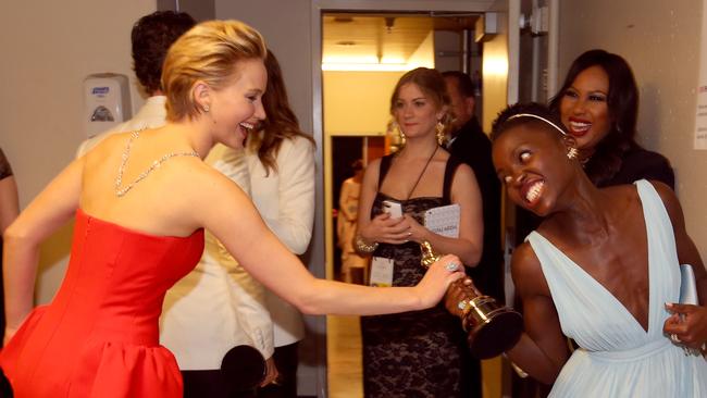 Even if Jennifer Lawrence doesn’t nab an Oscar this year, she’s not going home empty-handed.
