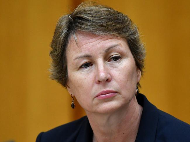 Department of Environment and Energy Commonwealth Environmental Water Holder Jody Swirepik appears before a Senate Estimates hearing at Parliament House in Canberra, Friday, October 25, 2019. (AAP Image/Mick Tsikas) NO ARCHIVING