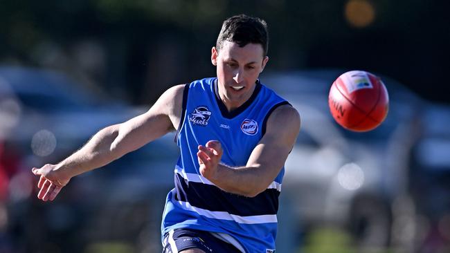 Daniel Mutton in action for Point Cook Centrals. Picture: Andy Brownbill