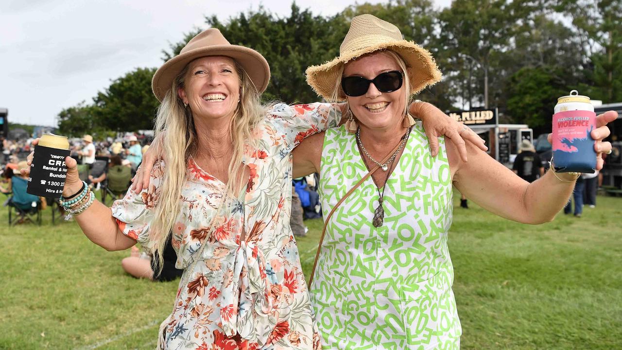 Angie Lowe and Shauna Heggan at Sounds of Rock 2024 in Hervey Bay. Picture: Patrick Woods.