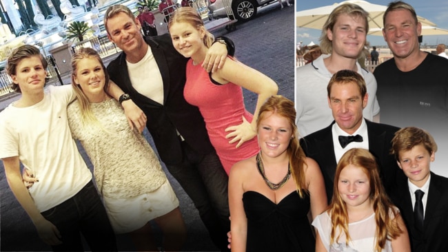 Shane Warne's kids have been left shattered by the loss of their father.