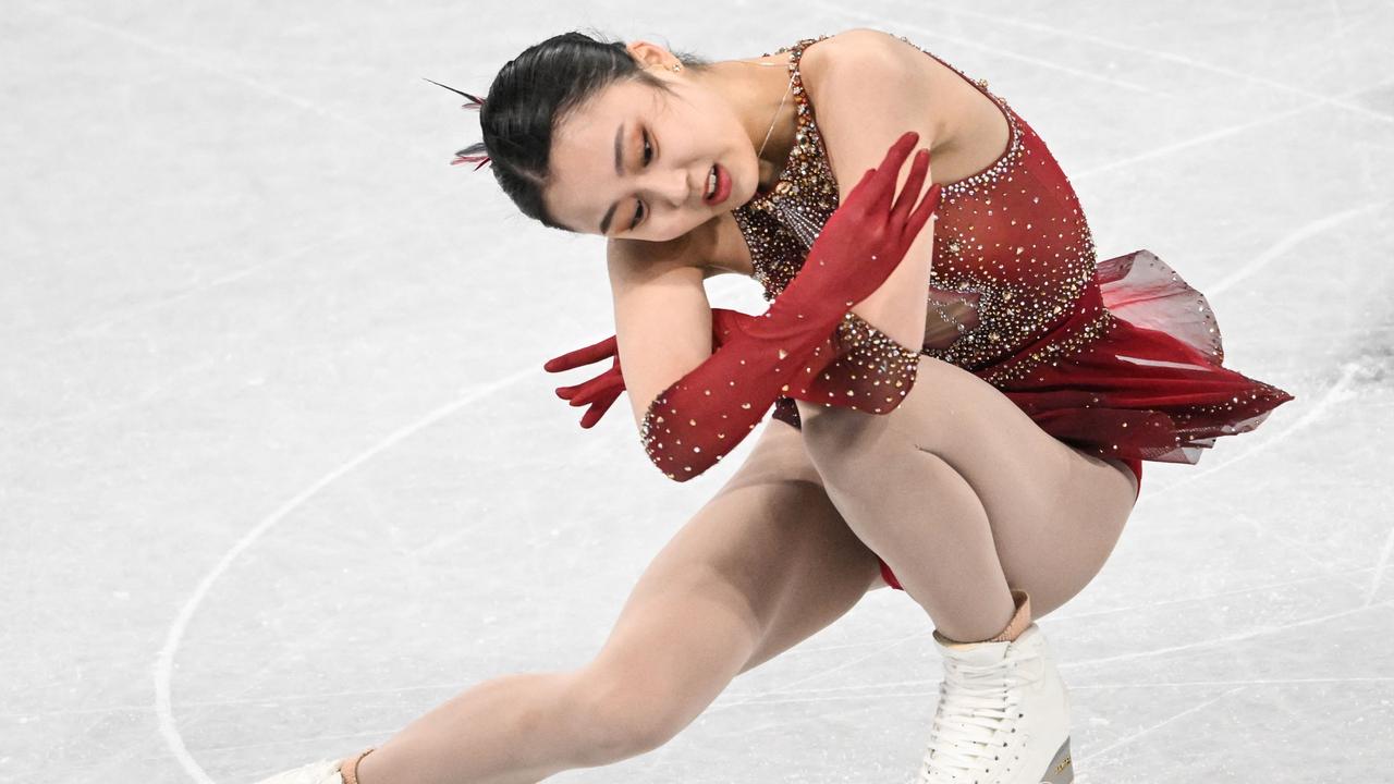 China's Zhu Yi said she was “just going to move on” from the incident. Photo by Anne-Christine POUJOULAT / AFP