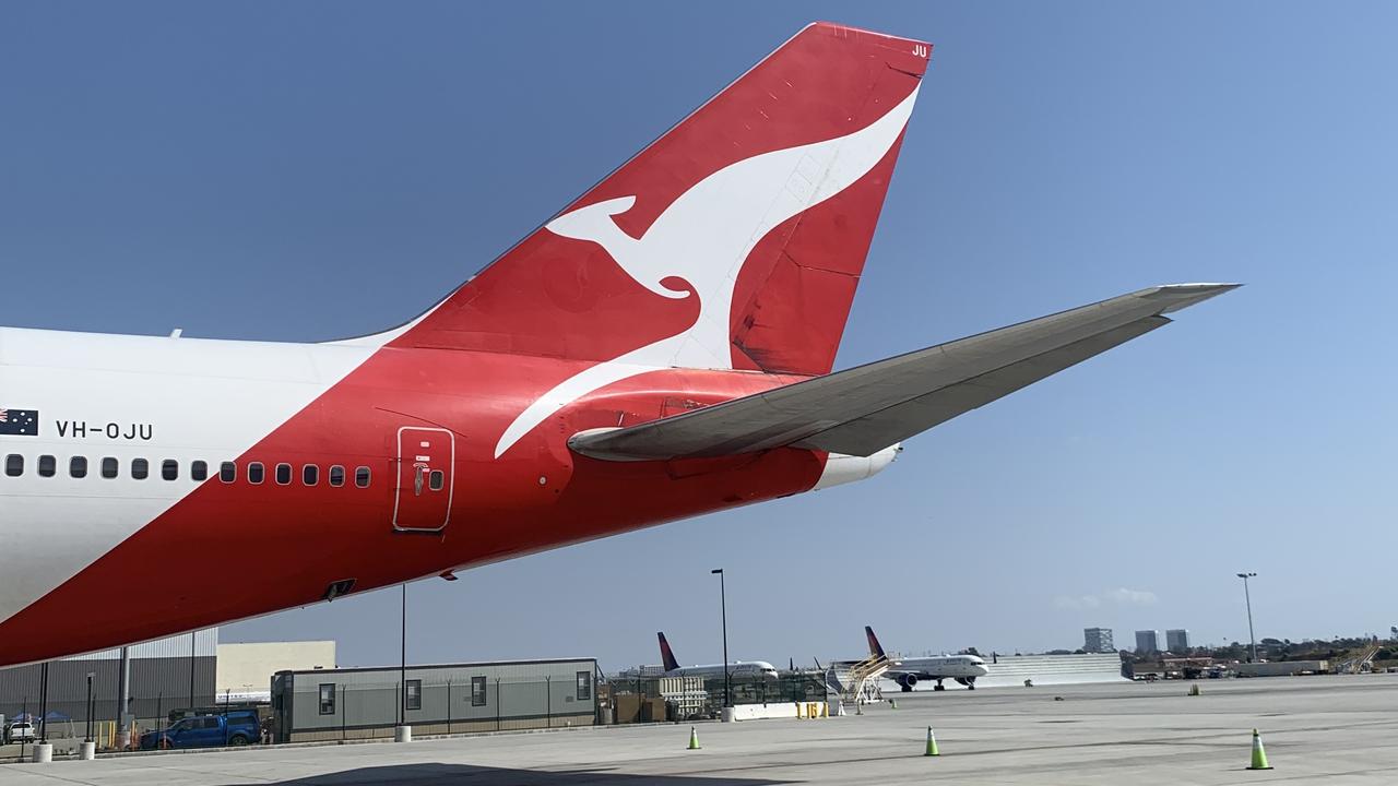 The aircraft made its final commercial flight from Sydney to Los Angeles on Sunday.