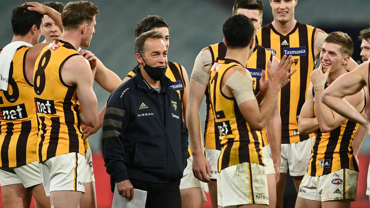 Hawks head coach Alastair Clarkson. Picture: Quinn Rooney