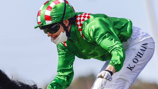 Kathy O'Hara rides Pyramid Of Fire on Thursday. Pictured: Getty Images