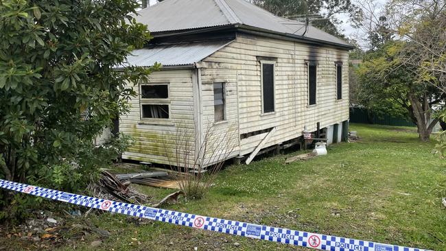 The ruined house at Muchow St, Beenleigh. Picture: Supplied