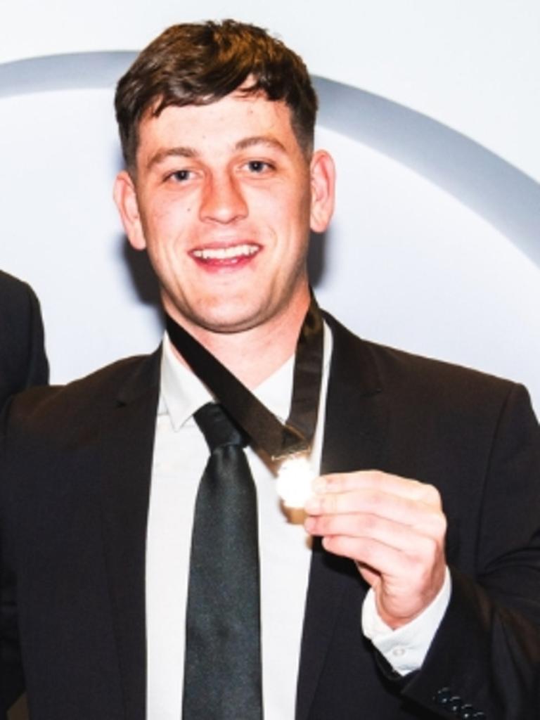 Zak Butters with the 2024 John Cahill Medal. Picture: Port Adelaide