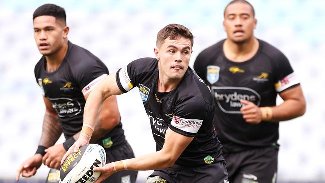 Kyle Flanagan played for Mounties against the Dragons in NSW Cup at Stadium Australia on Monday. Picture: Mark Kolbe/Getty Images