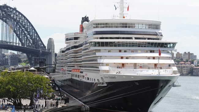 Queen Elizabeth at Circular Quay.