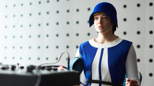 Sarah Snook in “Predestination”.