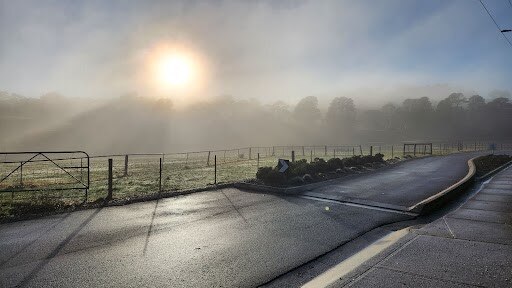 Early morning fog in Nairne. Picture: Lynton Grace