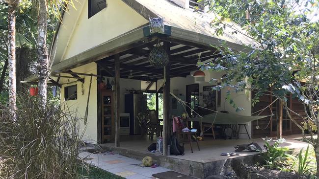 The home of much-loved resident Ray Dark, 85, before the floods at Degarra. Mr Dark is missing. Picture: Supplied