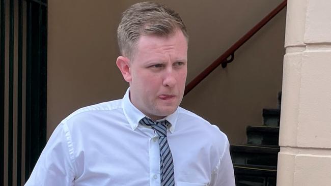 Braden Dorry pictured leaving Newtown Local Court on August 9. Picture: NewsLocal