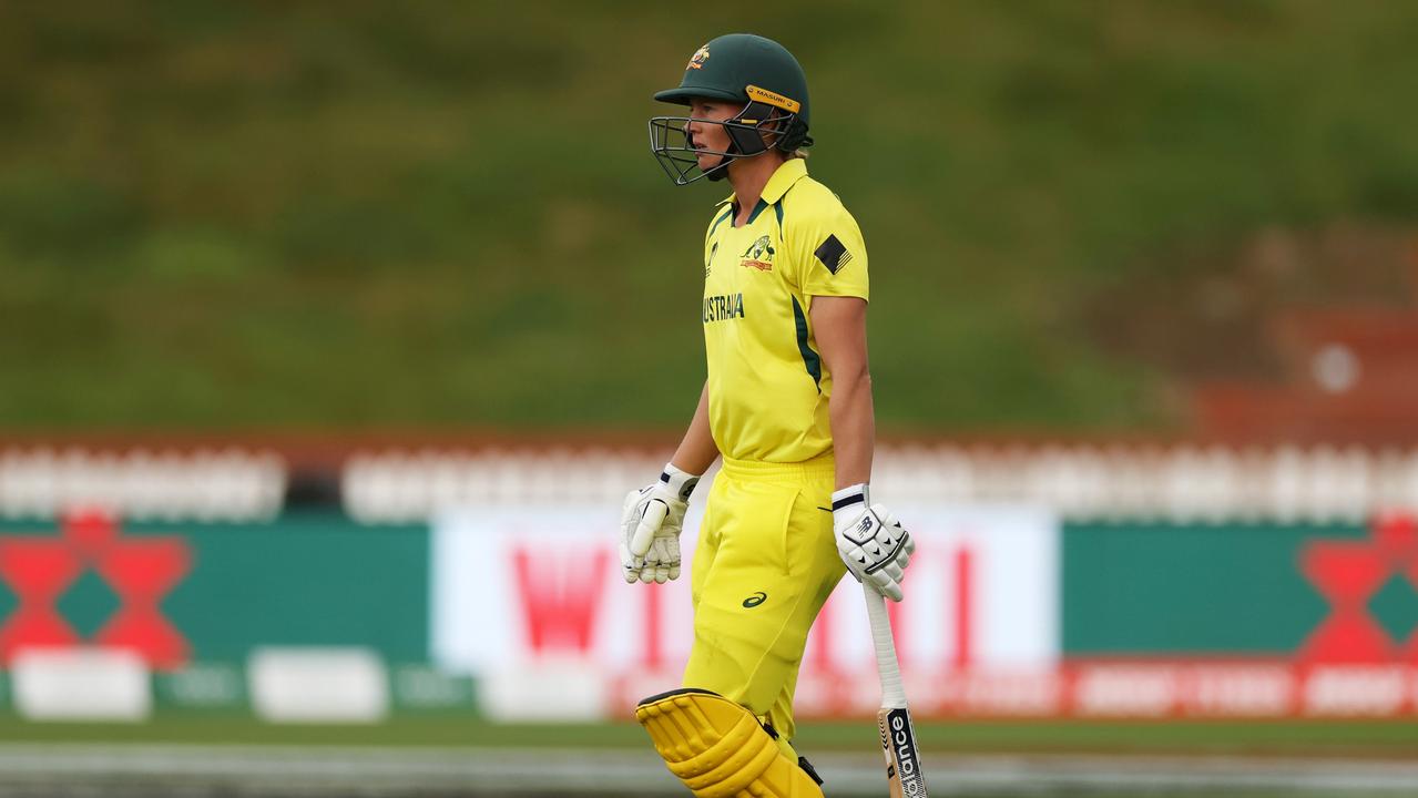 Meg Lanning made a duck on her 30th birthday (Photo by Fiona Goodall/Getty Images)