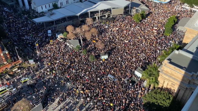 Brisbane Black Lives Matter protest