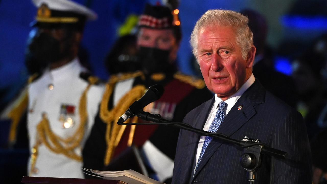 The Prince of Wales speaks at the Presidential Inauguration Ceremony in Bridgetown, Barbados. The Prince of Wales arrived in the country ahead of its transition to a republic. Picture: Getty Images