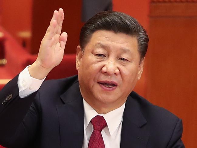 BEIJING, CHINA - OCTOBER 24:  Chinese President Xi Jinping vote at the closing of the 19th Communist Party Congress at the Great Hall of the People on October 24, 2017 in Beijing, China. The 19th CPC National Congress is going to run 7 days and a new central committee of CPC will be produced.  (Photo by Lintao Zhang/Getty Images)