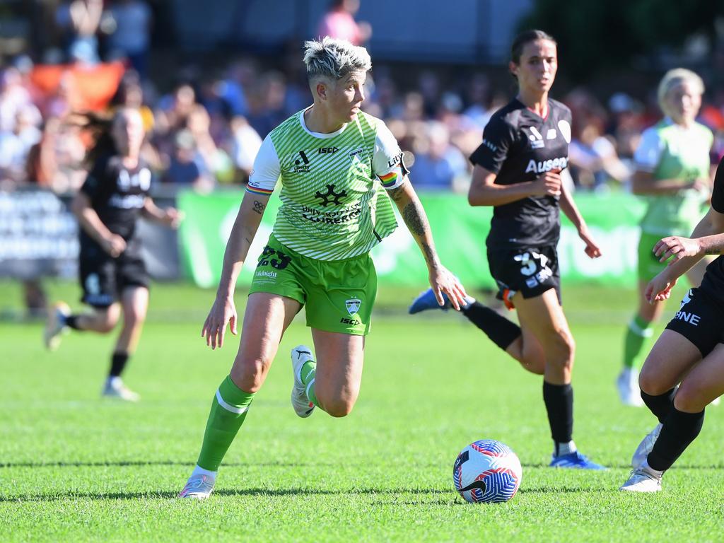 Michelle Heyman was sensational for Canberra United. Picture: Getty Images